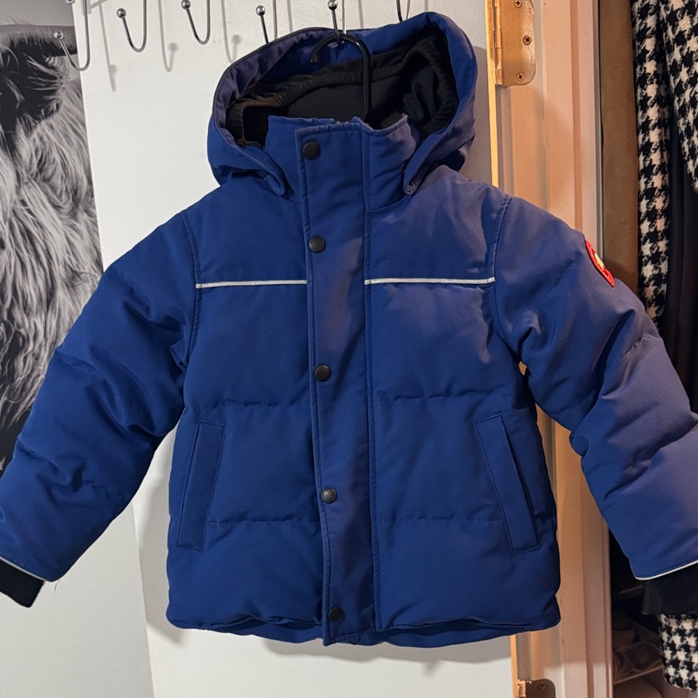 Canada Goose Royal Blue Hooded Jacket